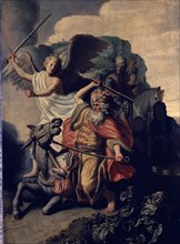 Rembrand, L'ânesse du prophète Balaam