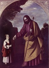 Zurbaran, Walk of Saint Joseph And Child Jesus