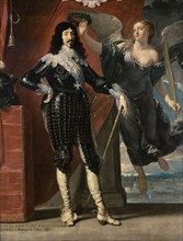 CHAMPAIGNE PHILIPPE DE 1602/74
LUIS XIII AL FINAL DE LA GALERIA DE HOMBRES ILUSTRES DEL PALACIO