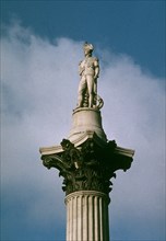 Nelson's statue on Trafalgar Square, London