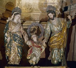 SALZILLO FRANCISCO 1707/83
SAGRADA FAMILIA-S XVIII-ESCULTURA BARROCA
ORIHUELA, IGLESIA DE