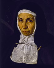 Vélasquez, La Vénérable Mère Jeronima de la Fuente (détail)