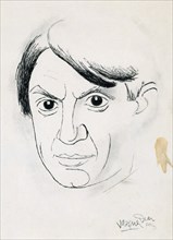 Vazquez Diaz, Portrait de Pablo Picasso