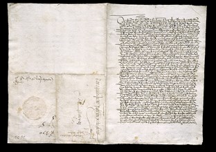 PODER PARA LOS JUDIOS OTORGADO POR LOS REYES CATOLICOS EN GRANADA 1/3/1492
AVILA, ARCHIVO