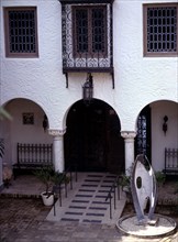 PATIO DEL MUSEO- ANTIGUA MANSION DE ESTILO COLONIAL DE MARION KOOGLER MC NAY
SAN ANTONIO-TEXAS,