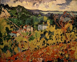 VLAMINCK MAURICE 1876/1958
PAISAJE
TEXAS, MUSEO DE ARTE
EEUU