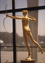 SAINT GAUDENS A 1848/1907
DIANA CAZADORA-ESCULTURA EN BRONCE DORADO
FORT WORTH-TEXAS, MUSEO AMON