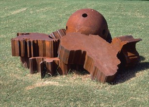 CRAGG TONY
EXT-BALL CONTACT-1990- ACERO
FORT WORTH-TEXAS, MUSEO DE ARTE MODERNO
EEUU