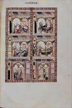 ALFONSO X EL SABIO 1221/84
MTI1-CANTIGA STA MARIA Nº89-F131R-VIRGEN AYUDA A UNA JUDIA EN EL PARTO