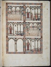 ALFONSO X EL SABIO 1221/84
CANTIGA STA MARIA Nº241-F69V-JOVEN QUE SE CASABA SE DESPEÑA Y ES