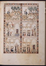 ALFONSO X EL SABIO 1221/84
CANTIGA STA MARIA-Nº266-F84R-VIRGEN PROTEGE A FIELES DE CASTROJERIZ DE