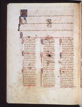 ALFONSO X EL SABIO 1221/84
MS B.R.20- CANTIGA STA MARIA Nº284-F84V-TEXTO-ESTROFA EN VERSO GALAICO