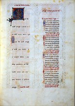 ALFONSO X EL SABIO 1221/84
MS B.R.20- CANTIGA STA MARIA Nº210-F120R-TEXTO-ESTROFA EN VERSO GALAICO