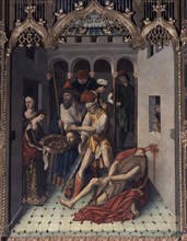 GALLEGO FERNANDO 1468/1507
DECAPITACION DEL BAUTISTA-RETABLO DE SAN ILDEFONSO-1466 - GOTICO