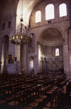 INTERIOR DE LA CATEDRAL DE SAINT FRONT - S XII - ARQUITECTURA ROMANICA BIZANTINA
PERIGUEUX,