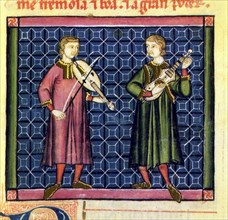 ALFONSO X EL SABIO 1221/84
D-M.B.I.2-CANTIGA DE STA MARIA-Nº10-F39V-CODICE DE LOS MUSICOS-VIHUELA