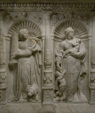 FANCELLI DOMENICO 1469-1518 
D- MAUSOLEO REAL- ALEGORIA DE LAS VIRTUDES -  SEPULCRO DE JUANA LA
