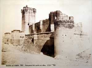 LAURENT J 1816/92
FOTOGRAFIA EN BLANCO Y NEGRO DEL CASTILLO DE LA MOTA EN 1901
MEDINA DEL CAMPO,