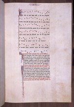 ALFONSO X EL SABIO 1221/84
MTI1-CANTIGA STA MARIA Nº15-F24R-TEXTO-ESTROFA EN VERSO GALAICO