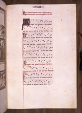 ALFONSO X EL SABIO 1221/84
MTI1-CANTIGA STA MARIA Nº42-F60R-PENTAGRAMA MUSICAL-ESTROFA EN VERSO