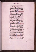 ALFONSO X EL SABIO 1221/84
MTI1-CANTIGA STA MARIA Nº44-F65R-TEXTO-ESTROFA EN VERSO GALAICO