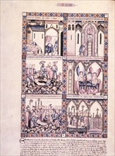 ALFONSO X EL SABIO 1221/84
MTI1-CANTIGA STA MARIA Nº24-F36V-NACE UNA FLOR DEL CADAVER DEL CLERIGO