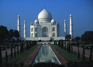 Le splendide Taj Mahal à Agra, en Inde