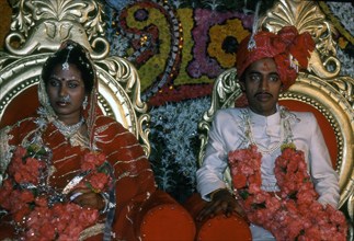 Wedding (arranged) at the Taj Mahal Hotel in Bombay, India