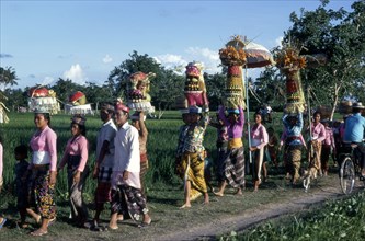 En route to a temple ceremony, Bali