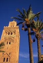 Minaret at the Koutoubia Mosque, Marrakesh, 12th century AD