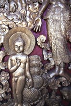 Représentation de Bouddha enfant, au monastère de Luang Prabang, Laos