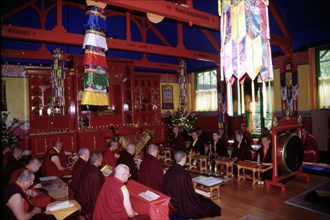 Shrine room, Samye Dzong, London