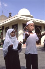 Enfants musulmans à Manille, aux Philippines