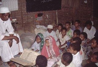 Qur'anic school in the Comores, in the Indian ocean