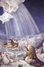Fresco in Bethlehem, Angel Gabriel