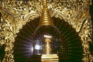 Casket, Shwedagon pagode, Rangoon