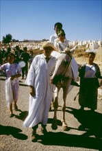 Procession for a circumcision in Morocco