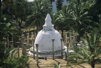 Ambasthale dagoba sacred Buddhist  site at Mihintale Sri Lanka