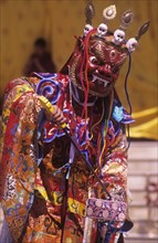 Cham dancer LOsar or Buddhist new year celebrations