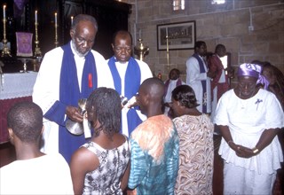 Communion Holy Trinity church Accra Ghana