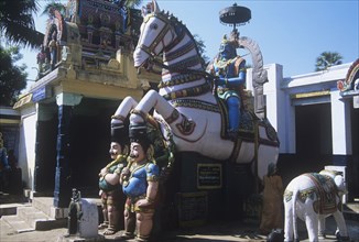 Village temple gods in Tamil Nadu India