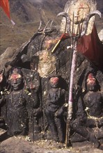 Hindu rock shrine northern India