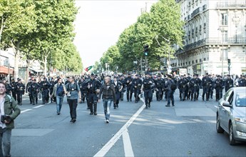 Manifestation pro palestine à Paris