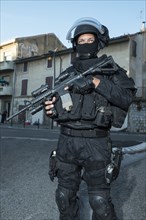French policeman from the RAID unit, 2016