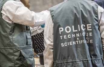 Intervention de la police technique et scientifique, 2019