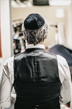 Jewish man wearing a kippah, 2020