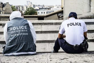 French police officers