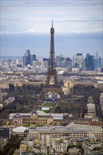 Vue aérienne de la Tour Eiffel, 2024