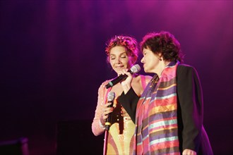 Victoria Abril and Maurane, 2006