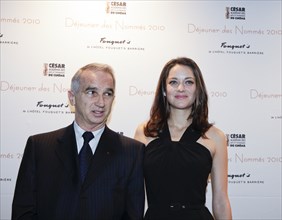 Marion Cotillard et Alain Terzian, 2010